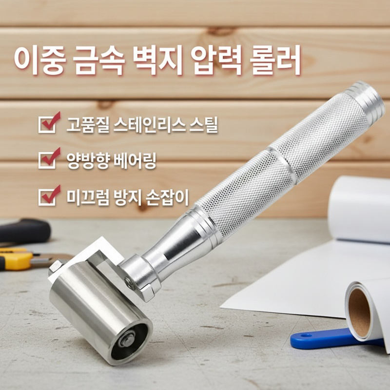 스테인리스 시트지 벽지 휠