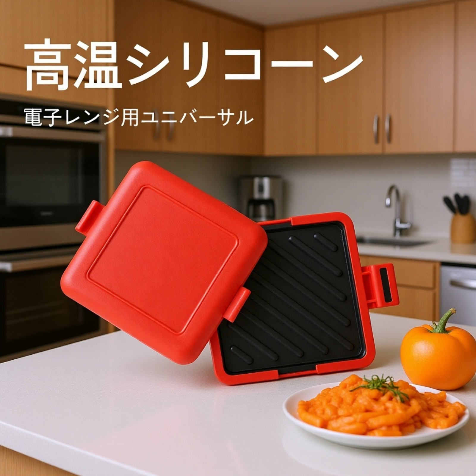 電子レンジ焼きプレート＆サンドイッチメーカー