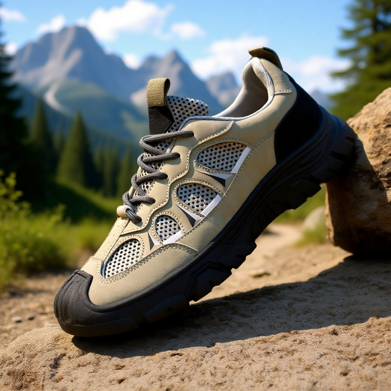 ソフトソールシューズメンズ2025新しい滑り止め耐摩耗労働保護靴アウトドア通気性ハイキングシューズスポーツメンズシューズ