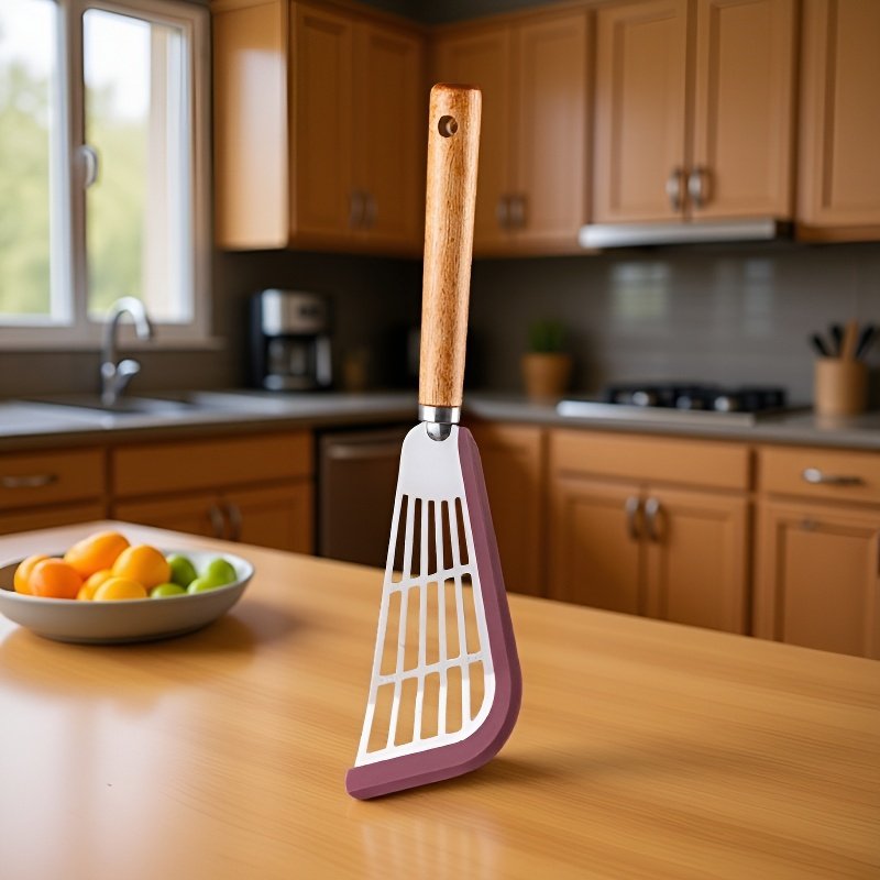 가정용 304 스테인리스 주걱 원목 손잡이 스테이크 생선구이 주방용품 실리콘 끈적임 냄비 주방용품 주걱