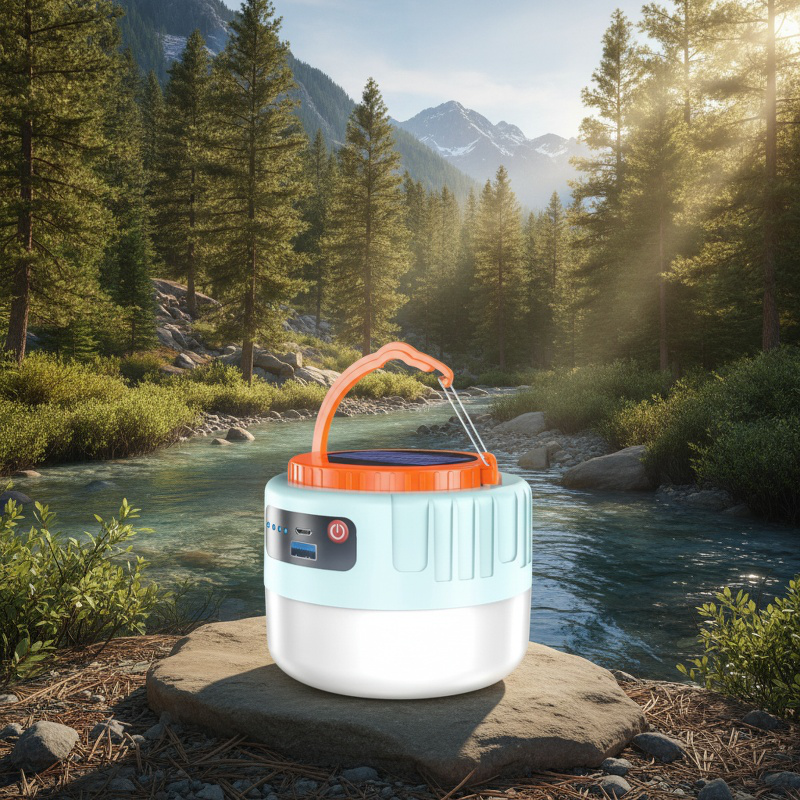 Luz LED portátil resistente al agua para acampada