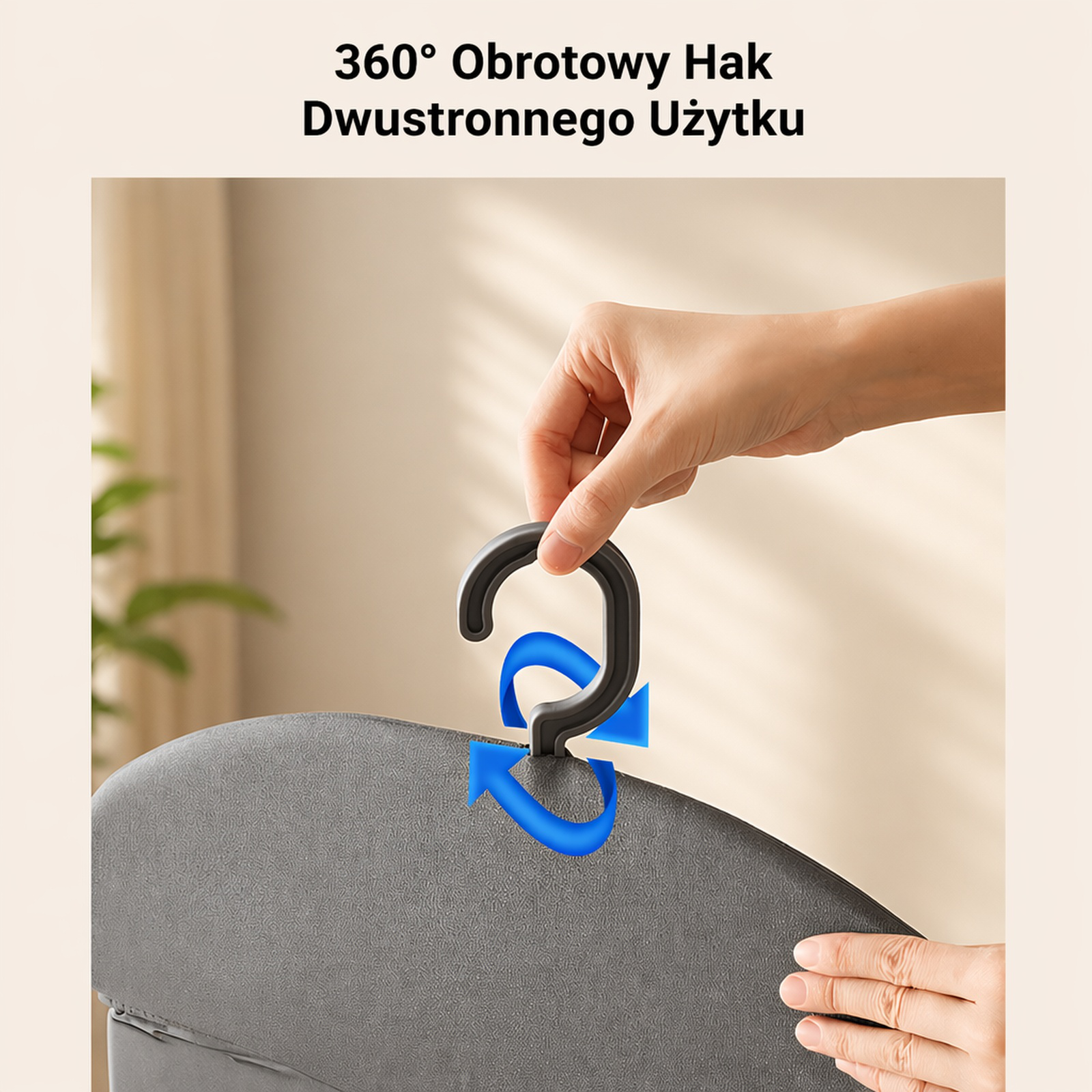 Przenośny wiszący parowy żelazko, składany, z funkcją 360° obrotu