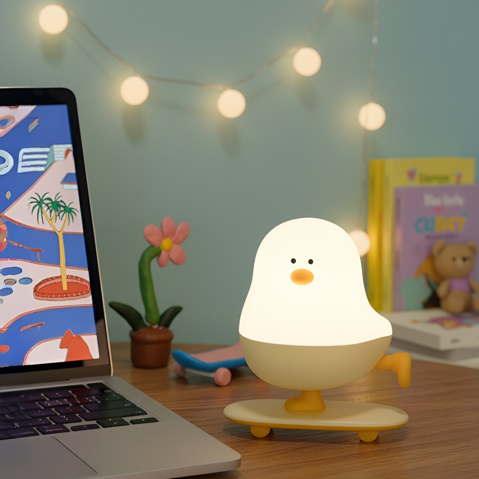 Small chicken creative night light cute night light chicken night light cartoon night light animal n