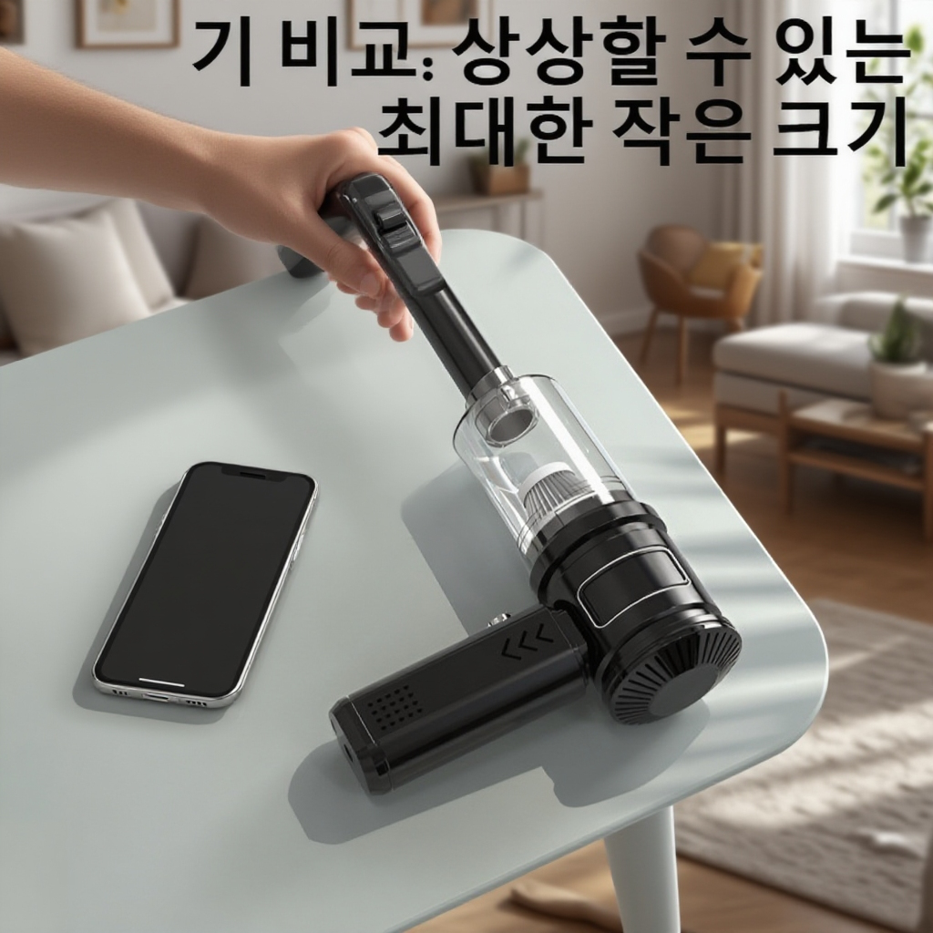 고출력 흡입 차량용 청소기