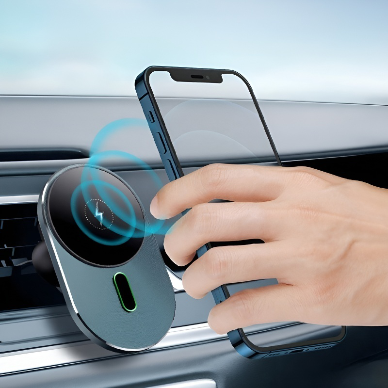 Support de téléphone sans fil Magsafe pour voiture
