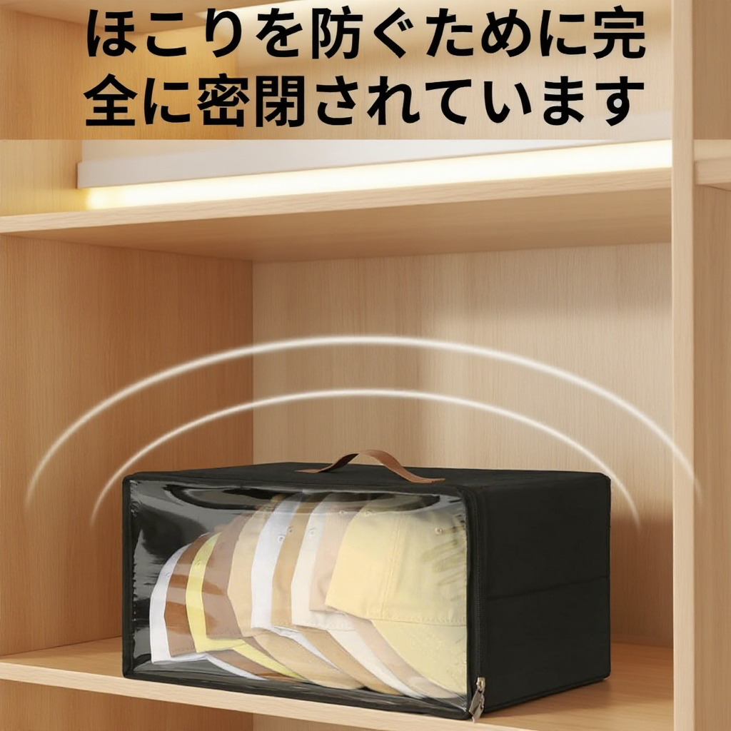 不織布野球帽収納ボックス雑貨収納整理ジッパー帽子ボックス布収納ボックス