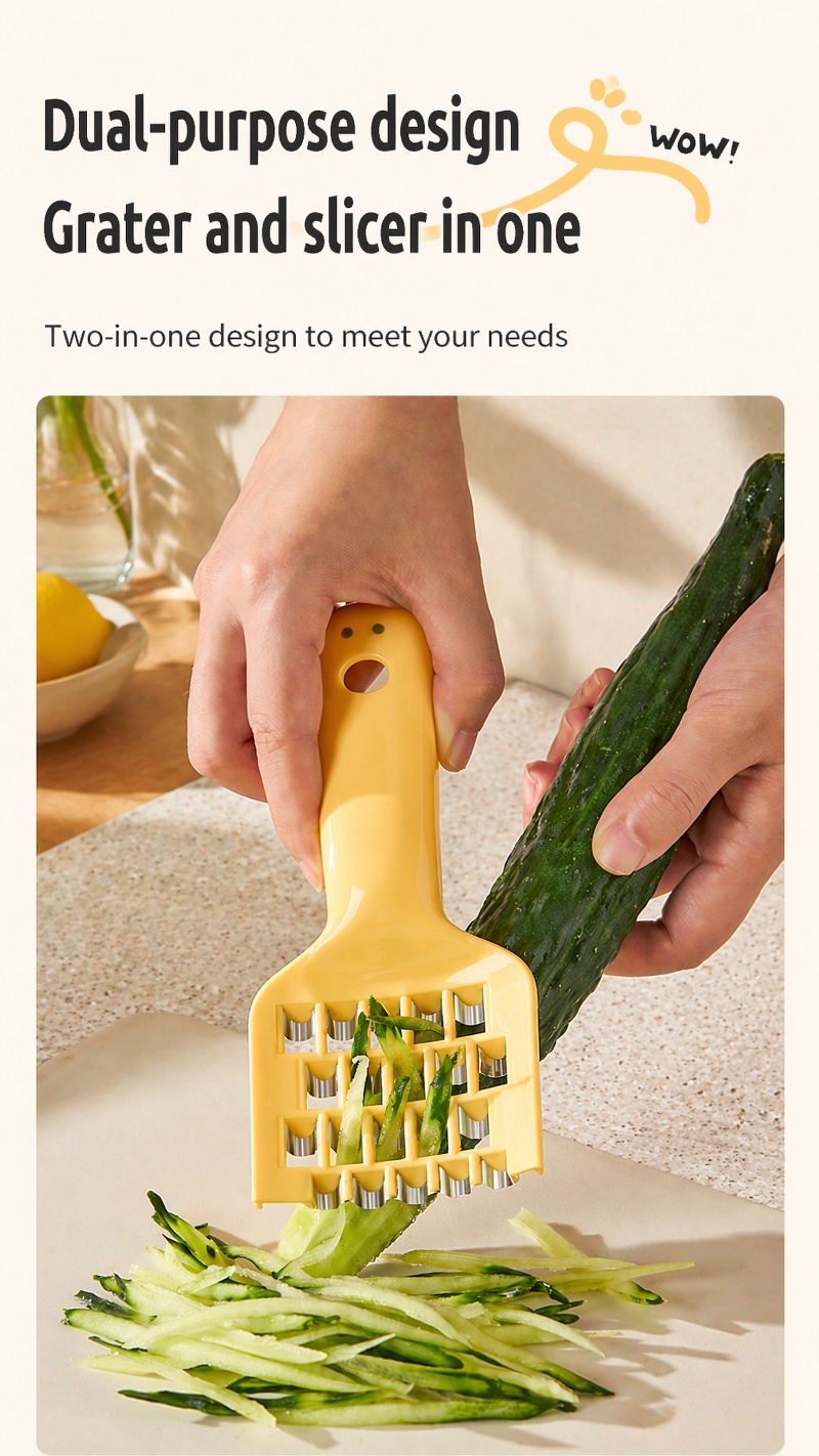 Easy-to-use cabbage vegetable grater for salads