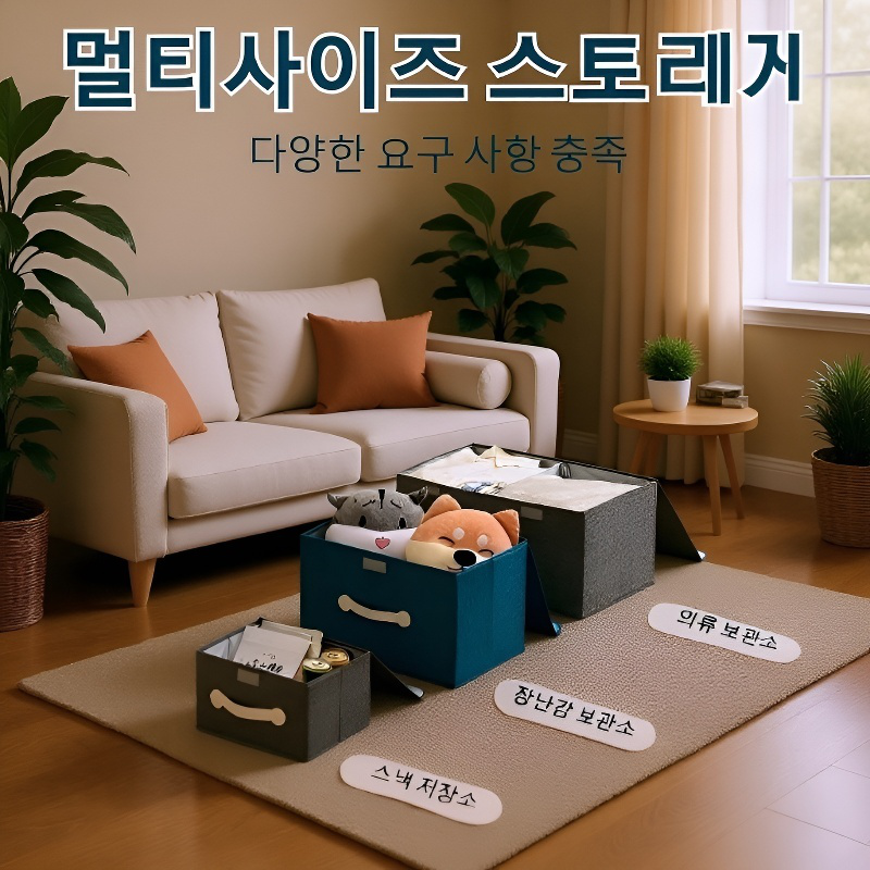 속옷 및 잡화 수납 서랍 칸막이 정리함