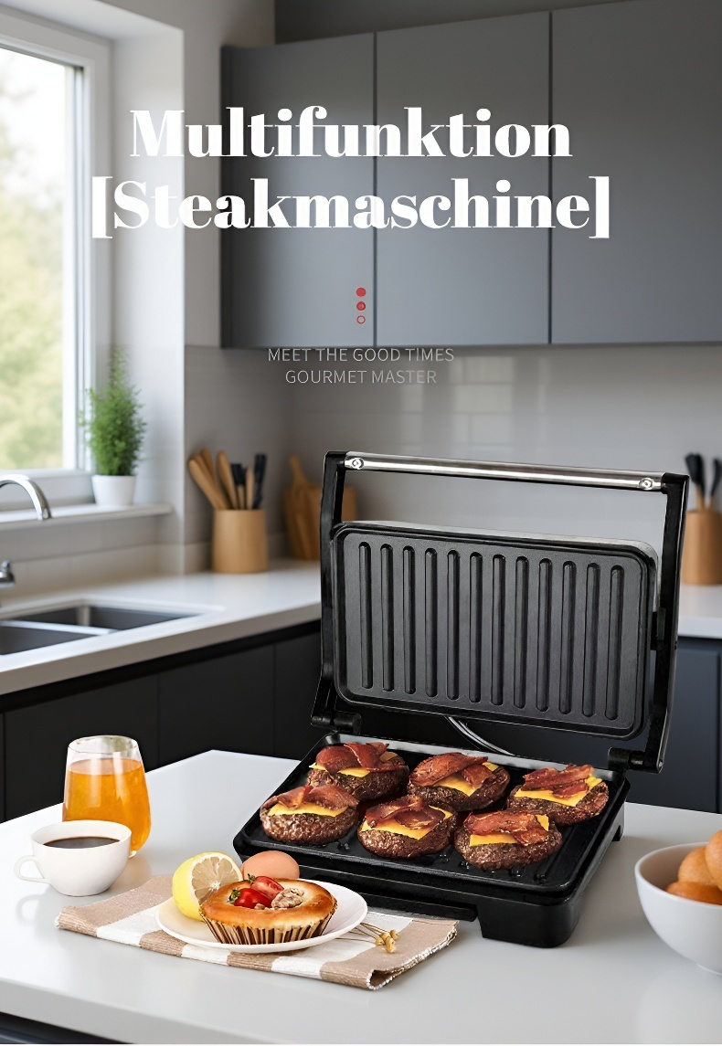 Multifunktionaler Sandwichmaker in moderner Küche