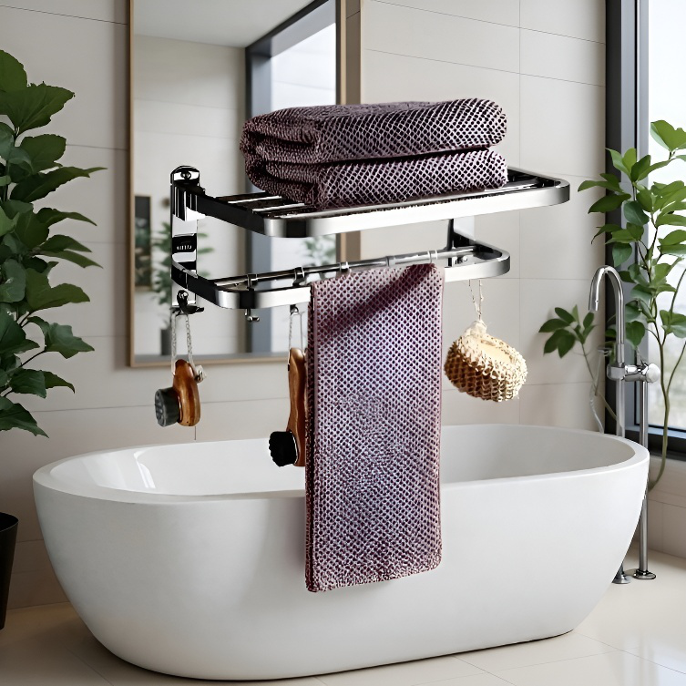 튼튼한 스테인리스 욕실 선반