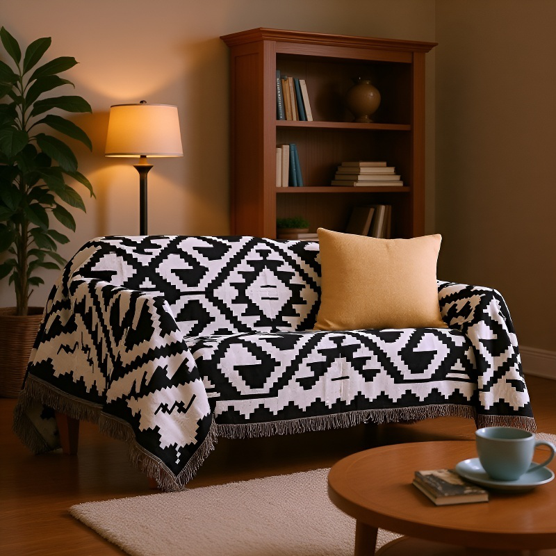 더블 소파 커버 담요 캐주얼 북유럽 장식 커버 담요 양면 타이거 커버 담요 소파 타월 소파 커버 싱글 커버 담요