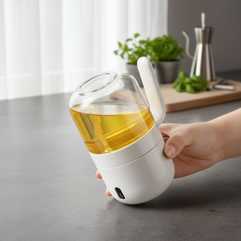 Easy-to-use oil spray bottle for healthy cooking