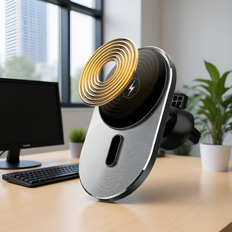 Support de téléphone sans fil Magsafe pour voiture