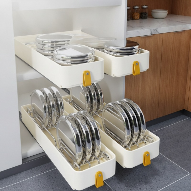 Cesta extraíble de armario de cocina