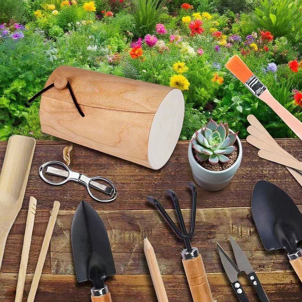 子供用ガーデニングツールキット 家庭用鉢植え花植物セット