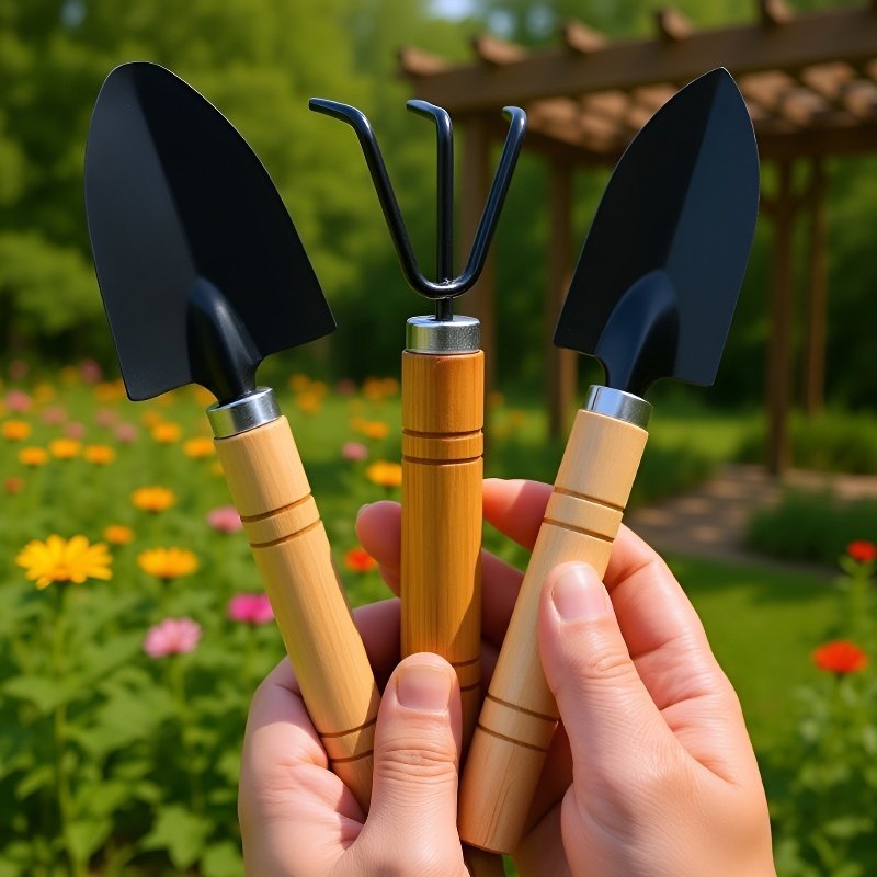 庭用園芸ツール ガーデン植木鉢除草植え付け用シャベル3点セット