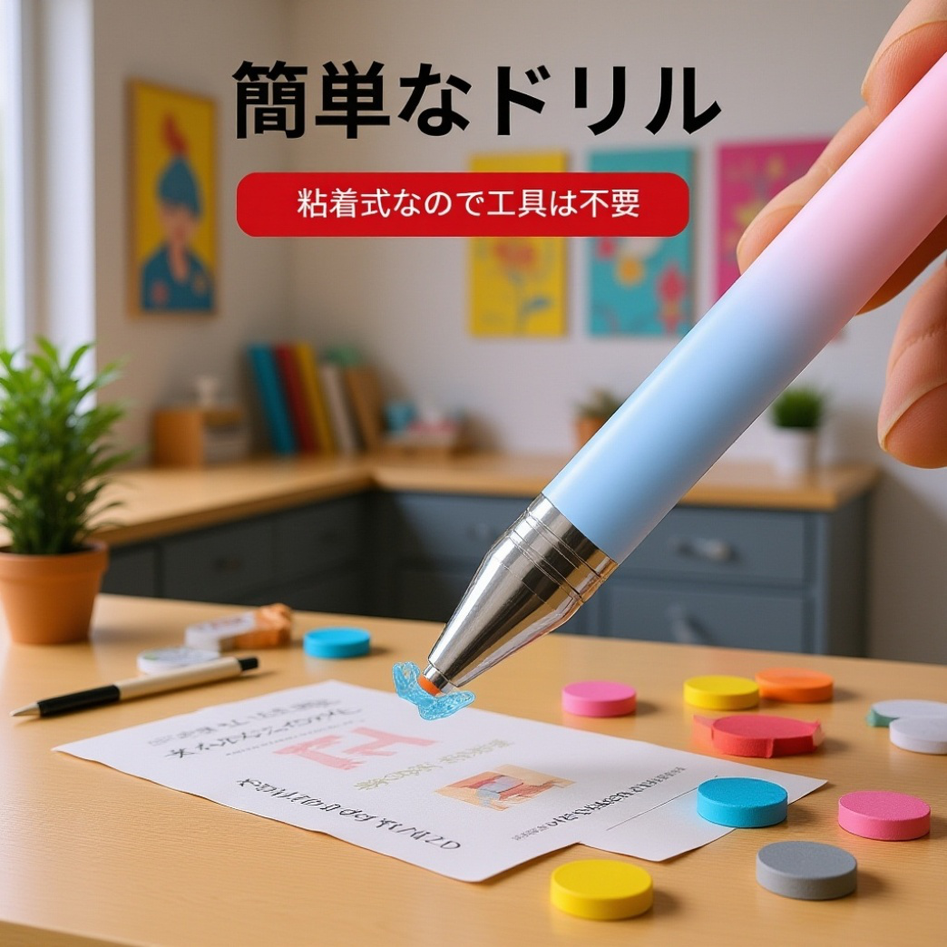 回転式ネイルペンの使い方説明写真