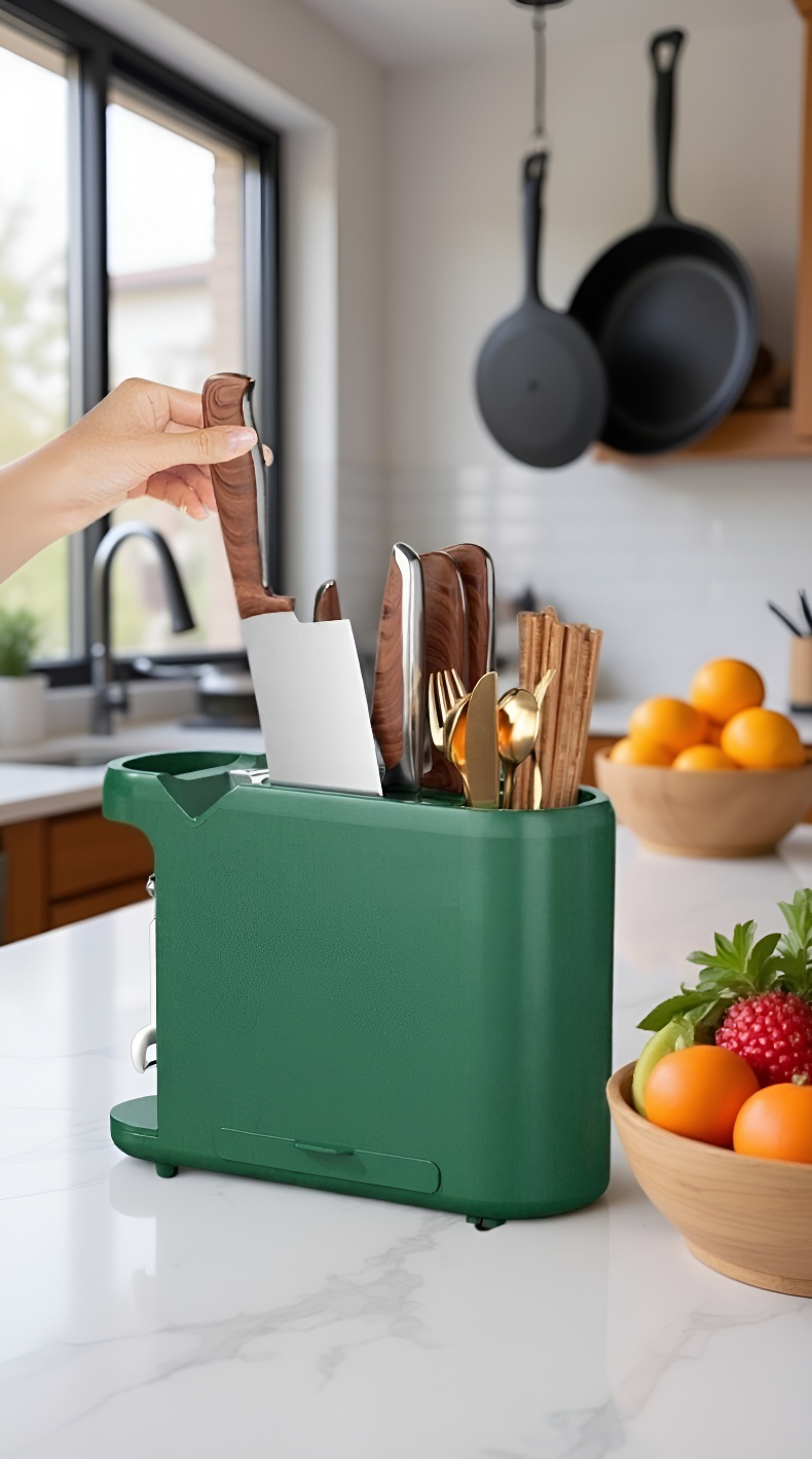 공간 절약형 칼 보관함