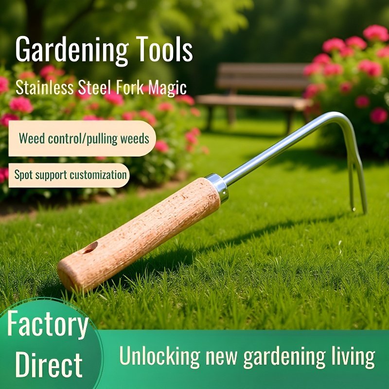 Wooden Handle Weed Puller Tool