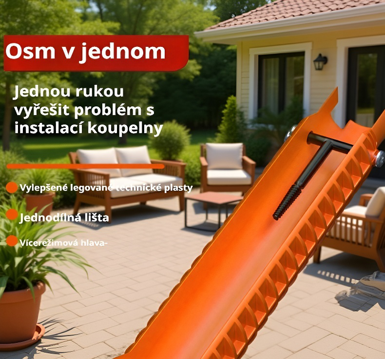 Multifunkční klíč na dřez v domácím použití