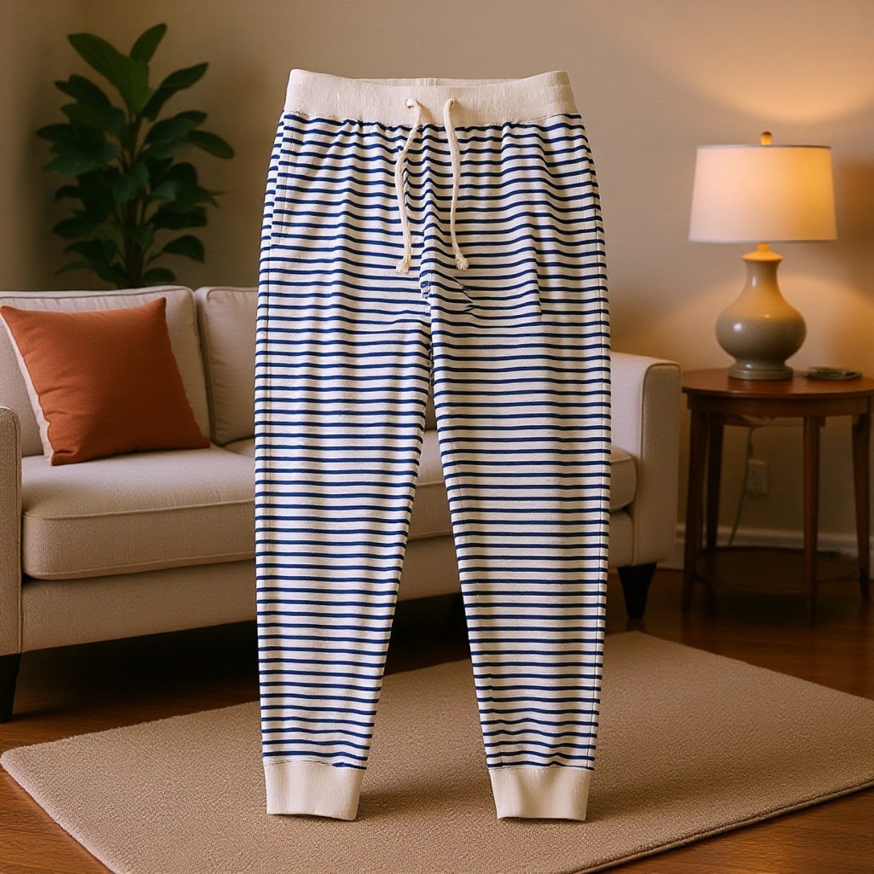 ディテールが際立つメンズスウェットパンツ