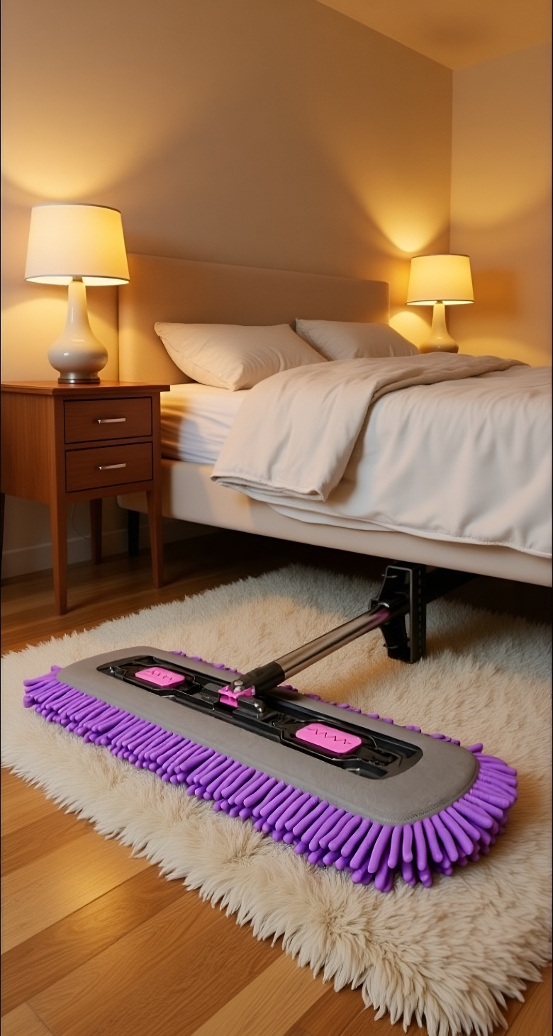 Handwäschefreier Flat Mop für Nass- und Trockenreinigung