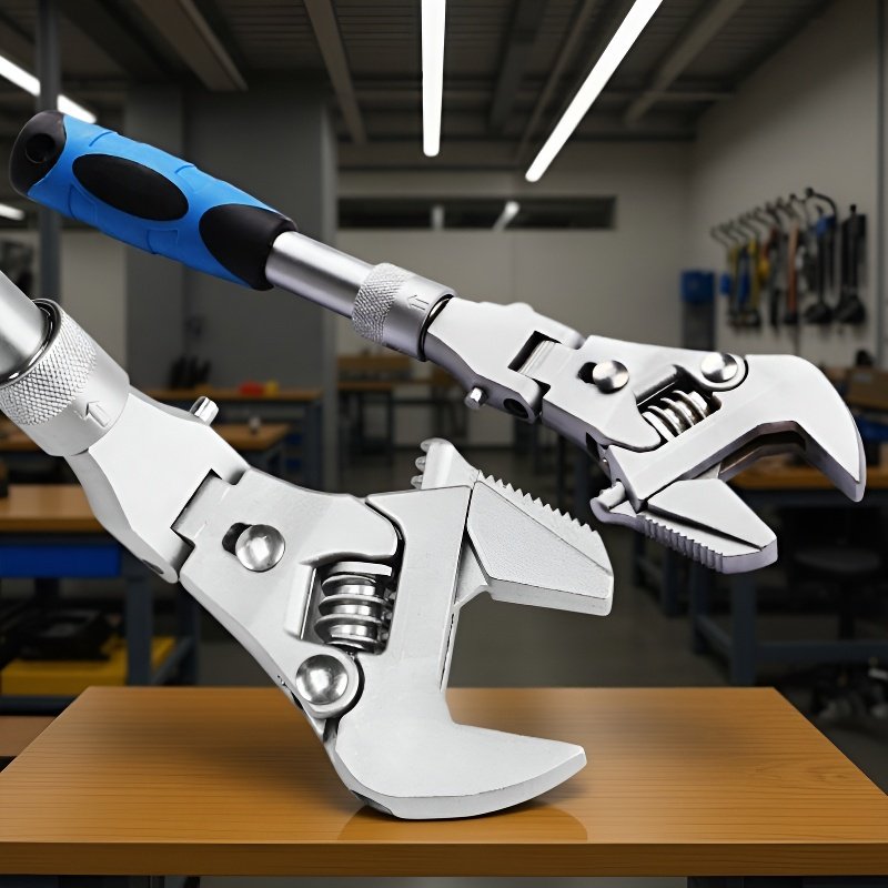 10-Zoll verstellbarer Ratschen-Handgriff Multifunktions-Handwerkzeug