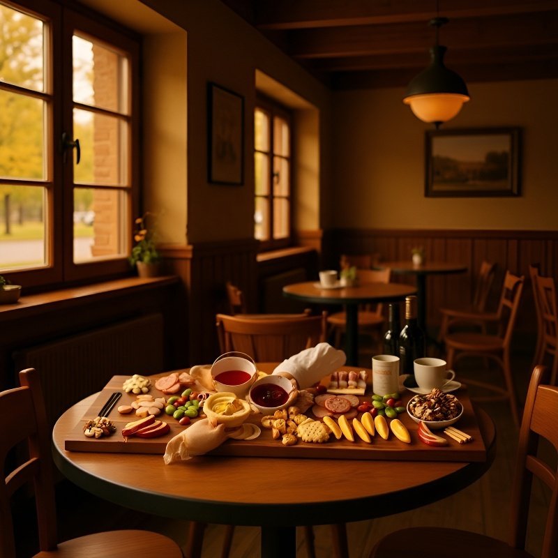 주방에서 사용하는 대형 원목 도마