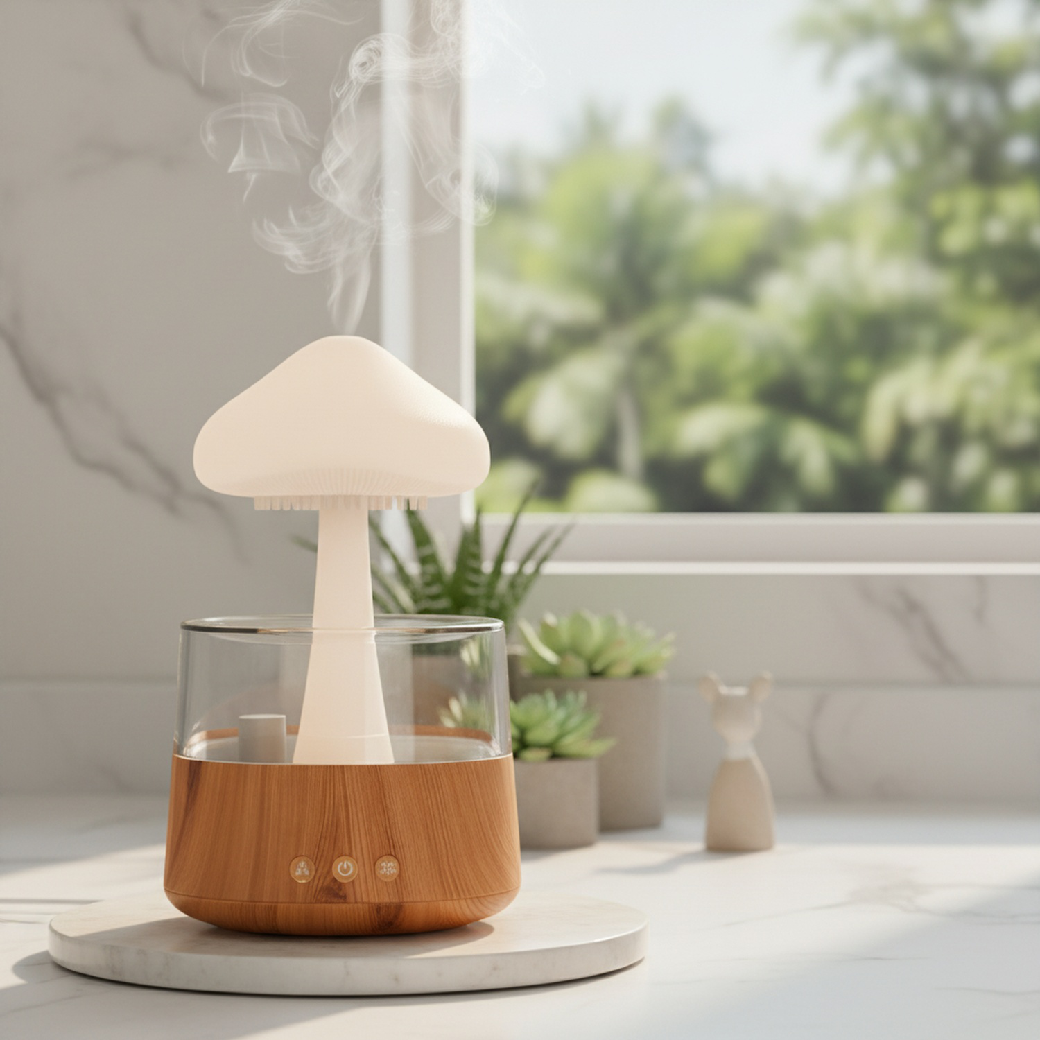 クラウドレインドロップ スマートカラーチェンジ加湿器