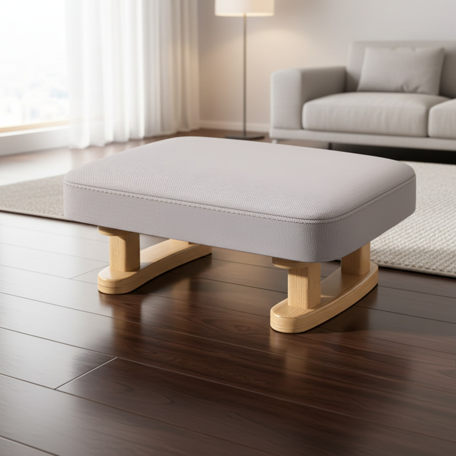 Japanese style legless chair foot stool home living room sofa stool soft pack sofa low stool door sh