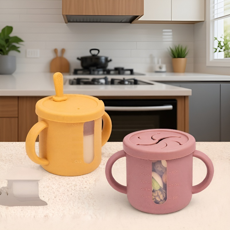 Transparent Silicone Mug Mug Food Grade Outdoor Silicone Transparent