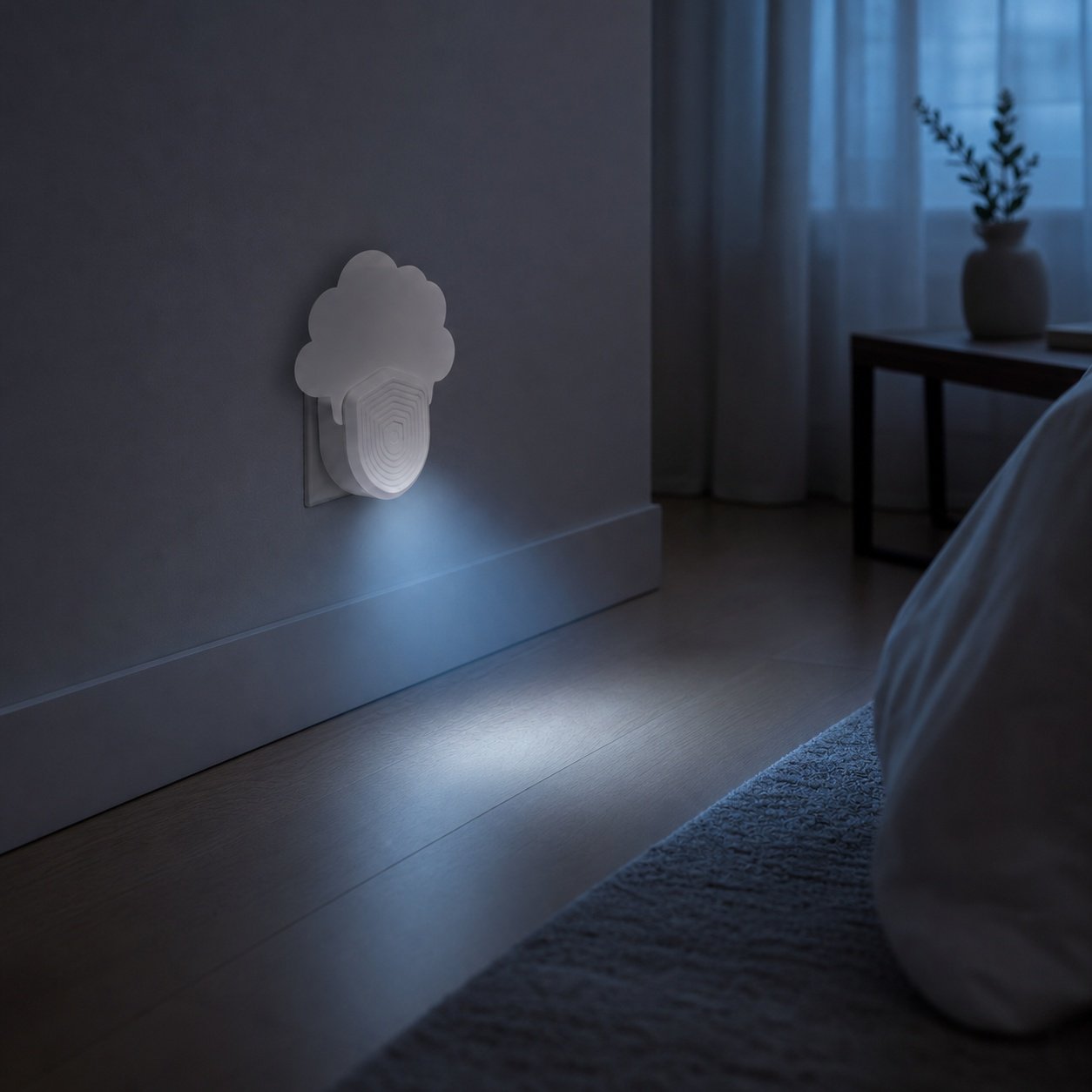 Lámpara antimosquitos portátil con luz LED azul