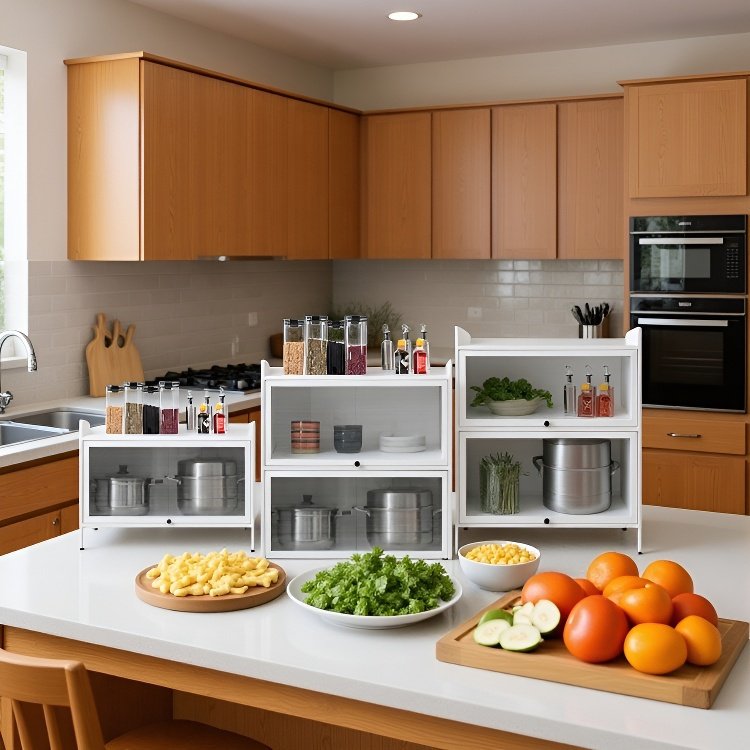 キッチン収納キャビネット