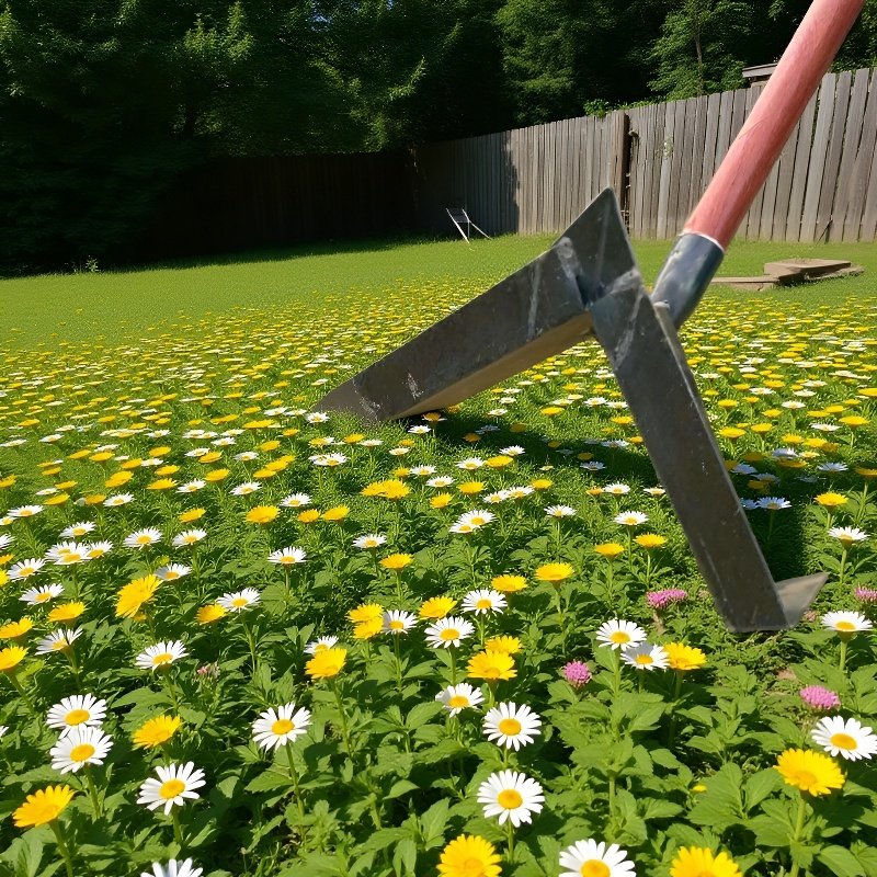 溝掘り作業をする農業用耕耘機