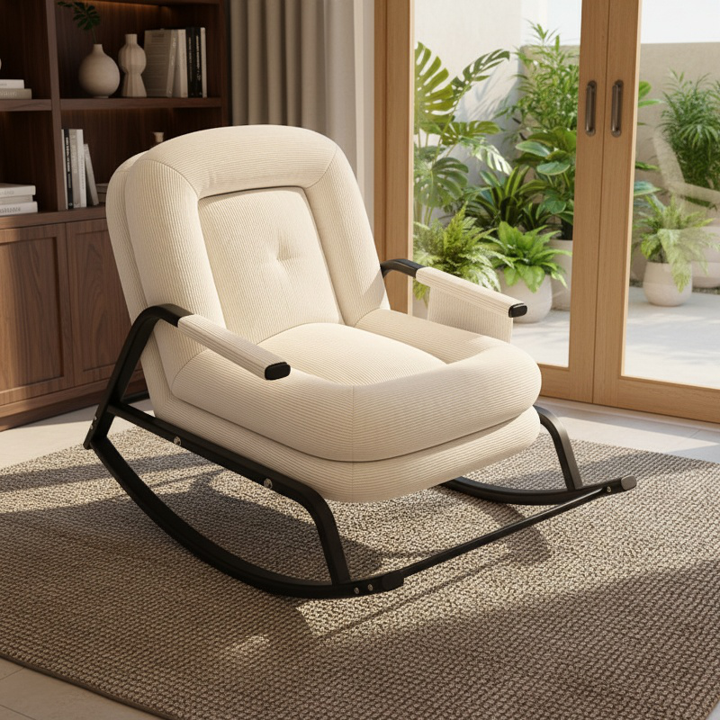 Single Balcony Lazy Rocking Chair Home Internet Celebrity Comfortable Leisure Chair
