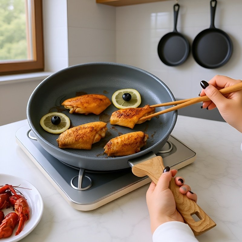 مقلاة مسطحة لشواء الستيك