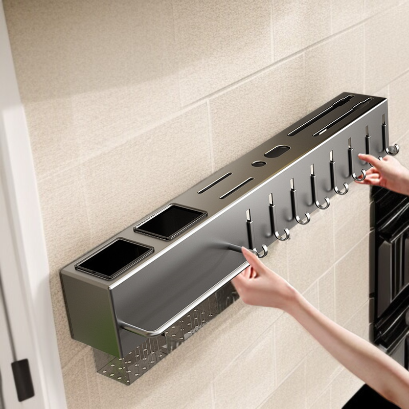 Modernes Wandregal für Küchenutensilien