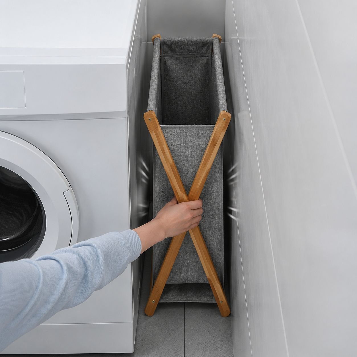 Eco-friendly laundry hamper for home storage