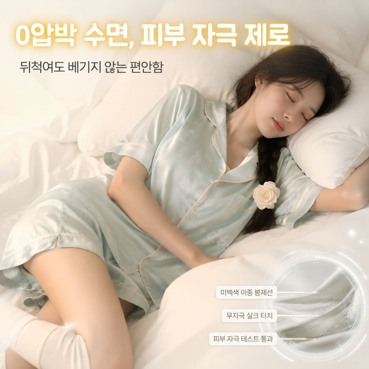 인조 실크 아이스 실크 잠옷 여성 여름 얇은 세트 편안한 홈웨어