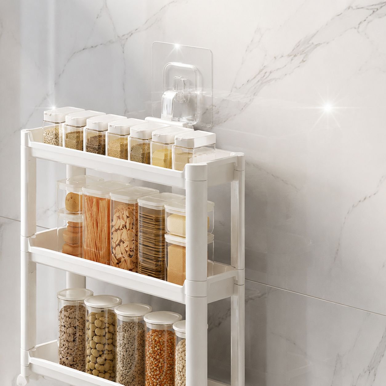 Bathroom cart with ample storage capacity