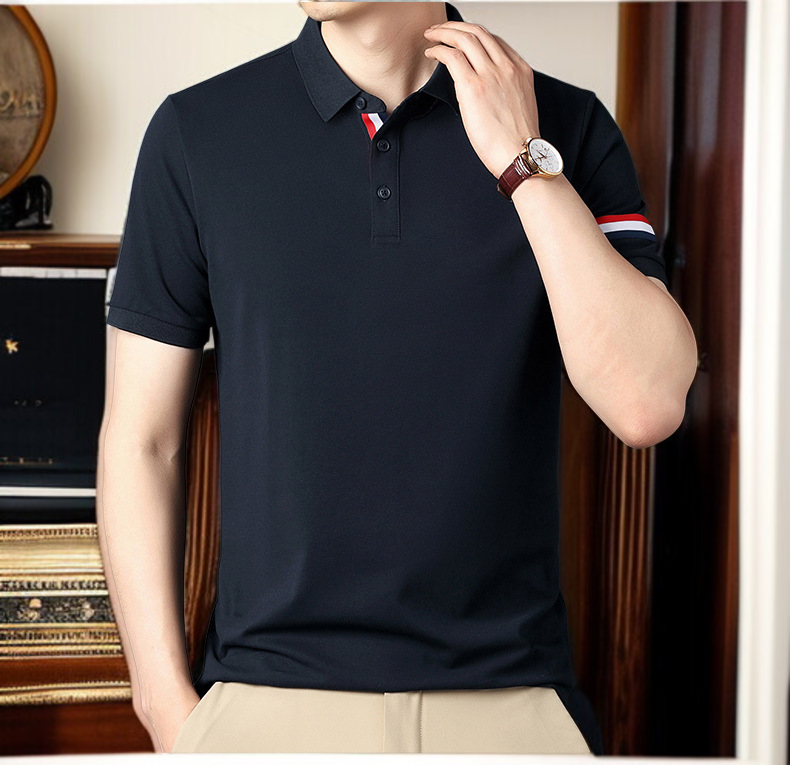 남성복 트렌디 반팔티셔츠 디테일