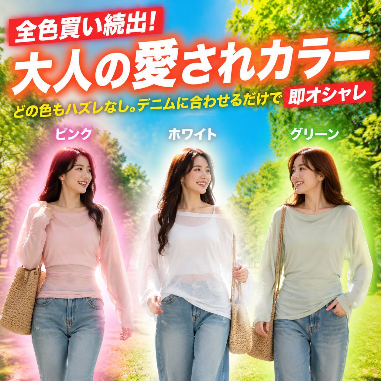 透け感長袖シャツ レディース バックタイ 2WAY仕様
