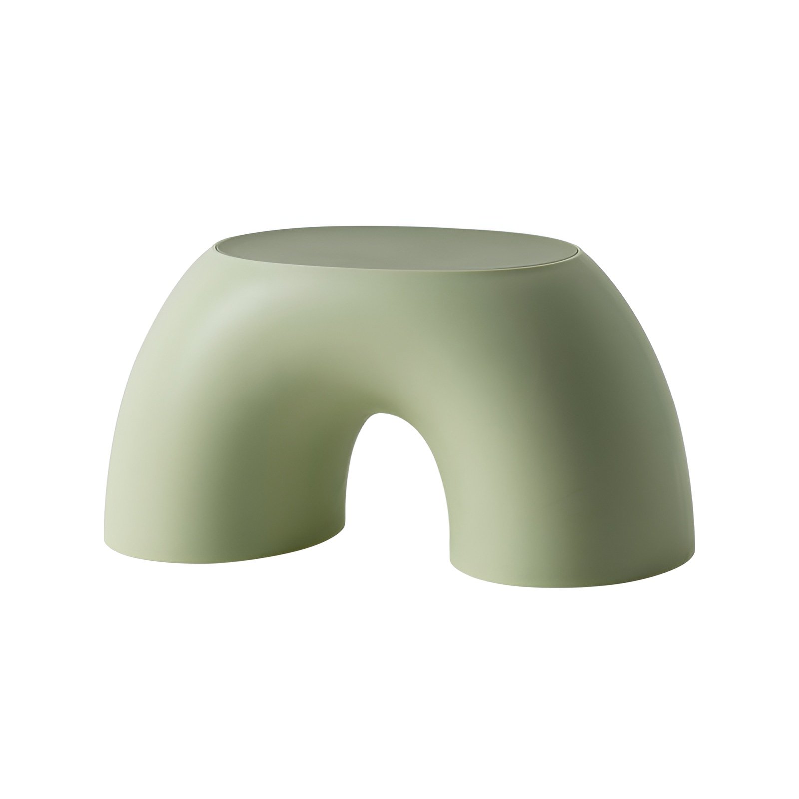 Bequemer Regenbogenhocker für Zuhause, schlichtes Design
