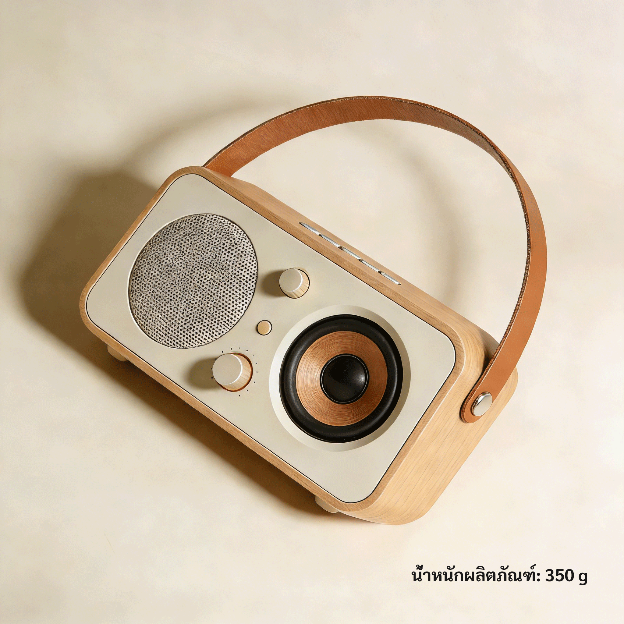 ลำโพงบลูทูธไม้ เชื่อมต่อง่ายกับสมาร์ทโฟน