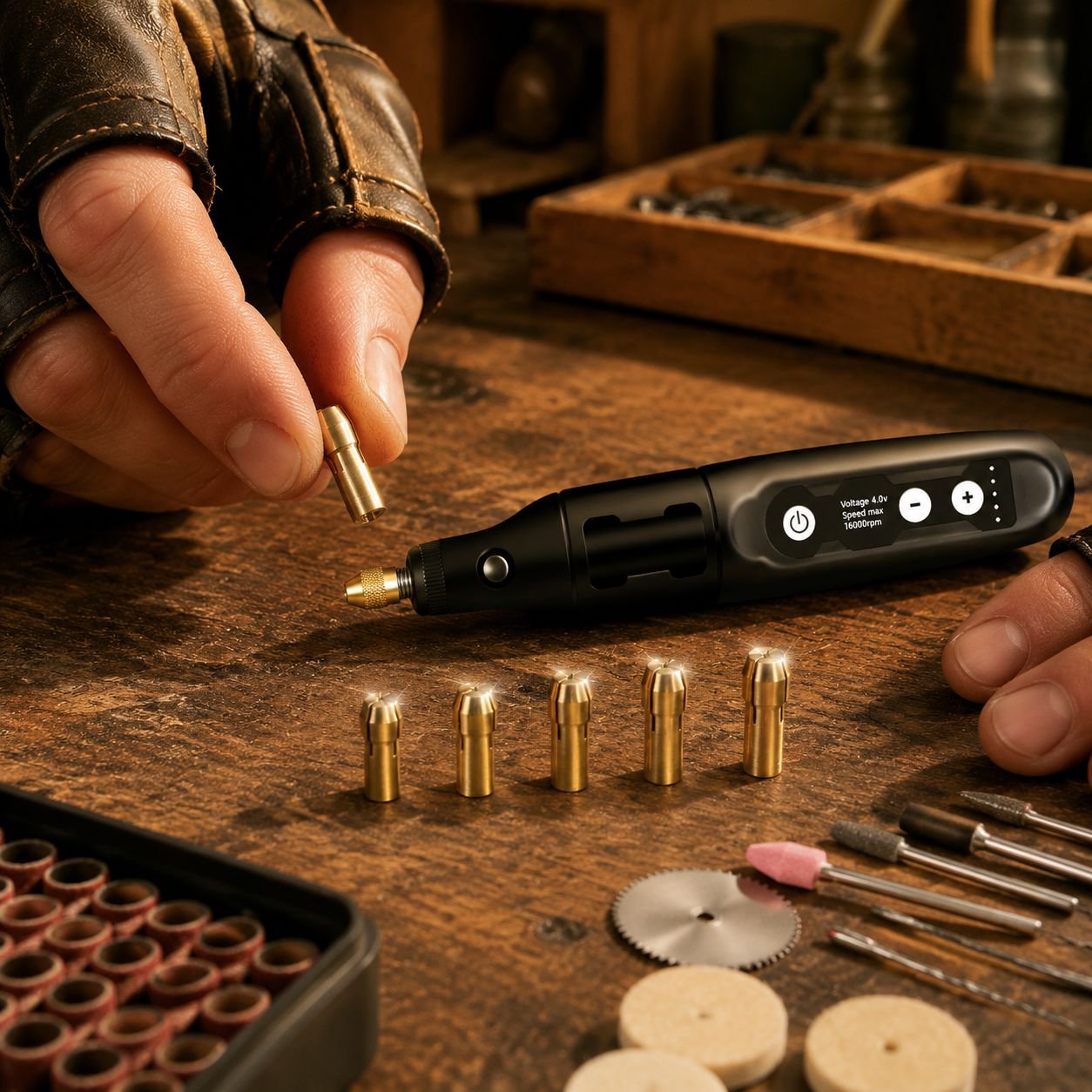 Electric Grinder with Precision Speed Control