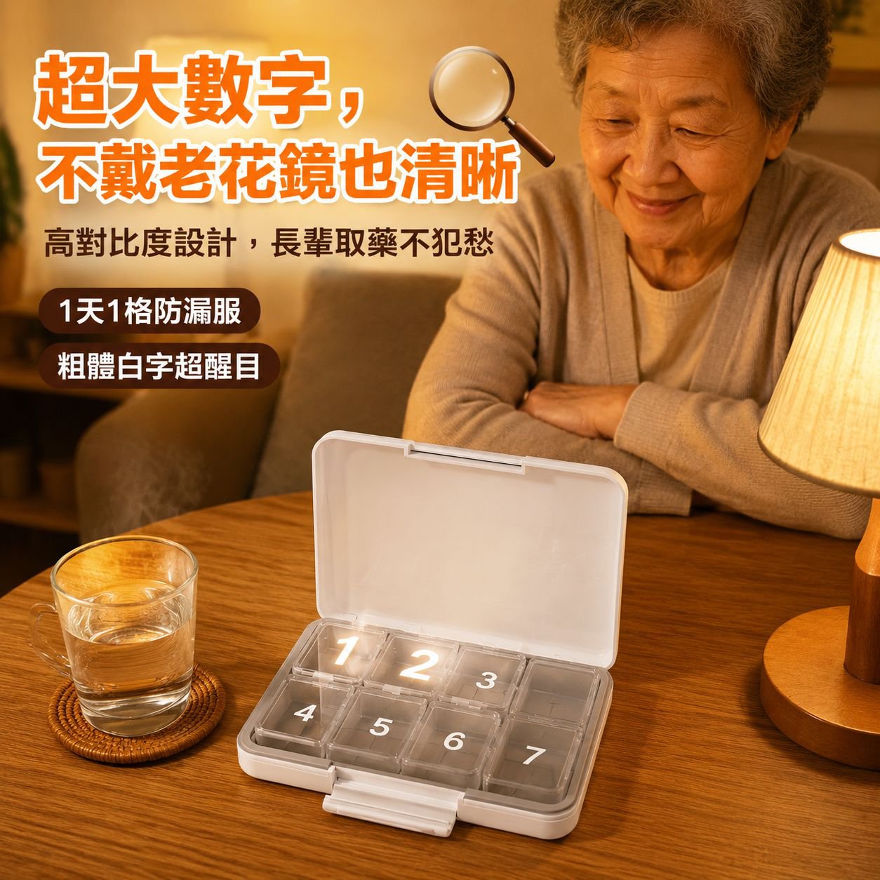 大容量攜隨身藥盒