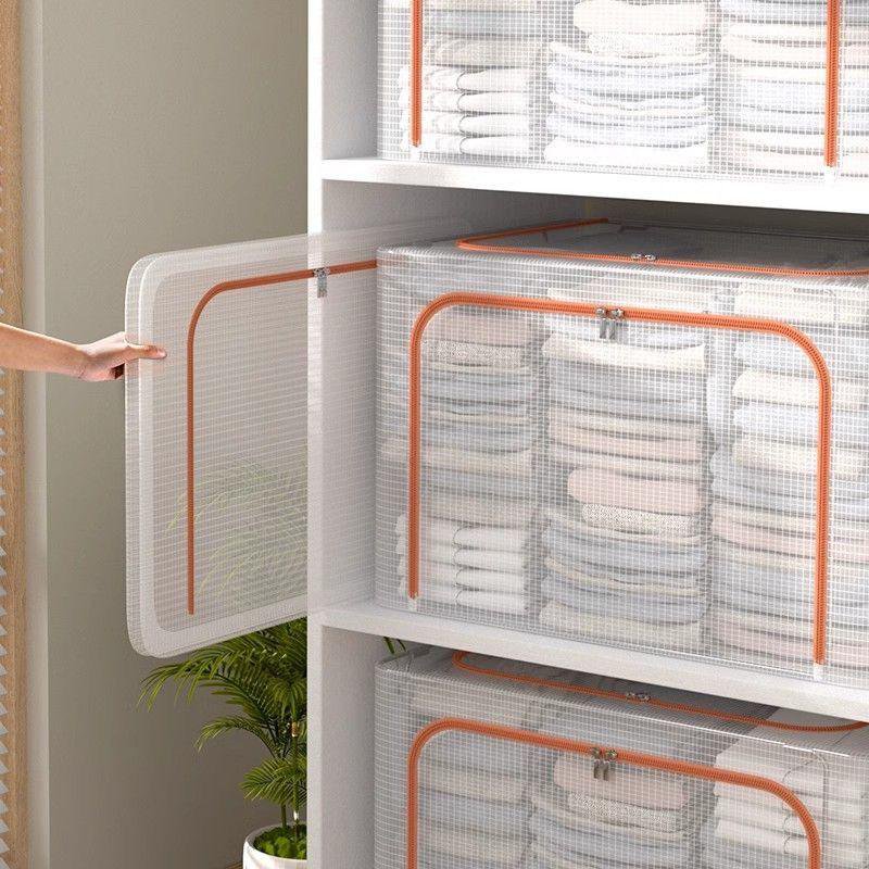 Thickened Clear Folding Storage Container for Household Use