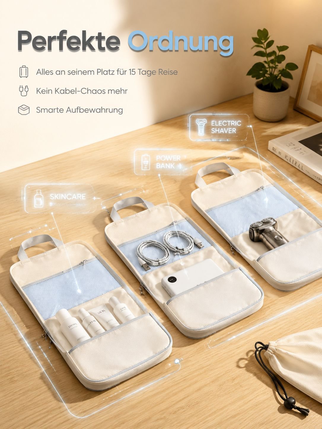 Matériau durable pour le sac de compression voyage