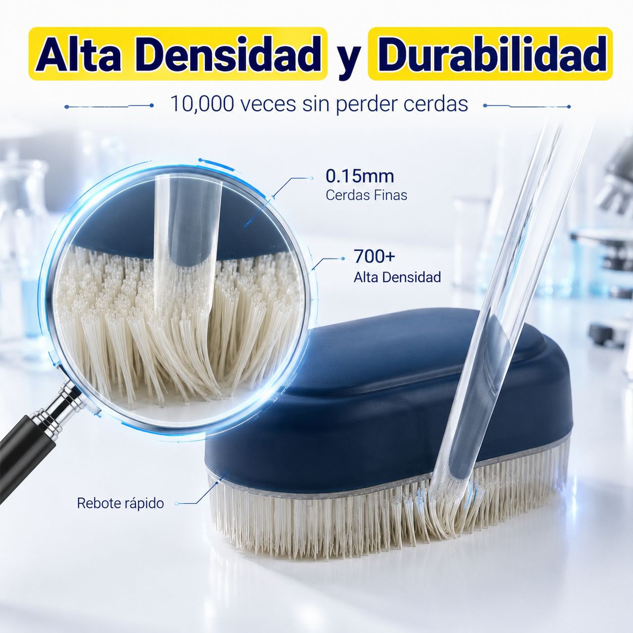 Cepillo especial para ropa, elimina manchas sin dañar el tejido