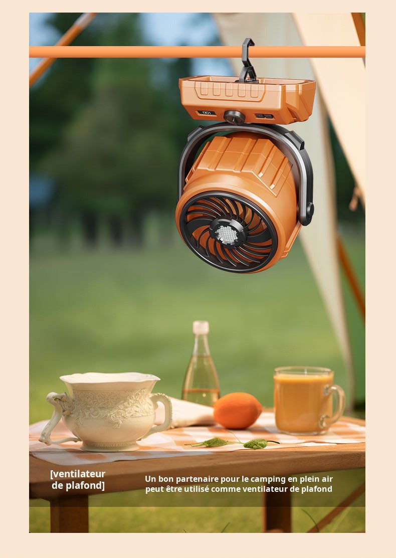 Ventilateur portable à secousses JMY pour jardin